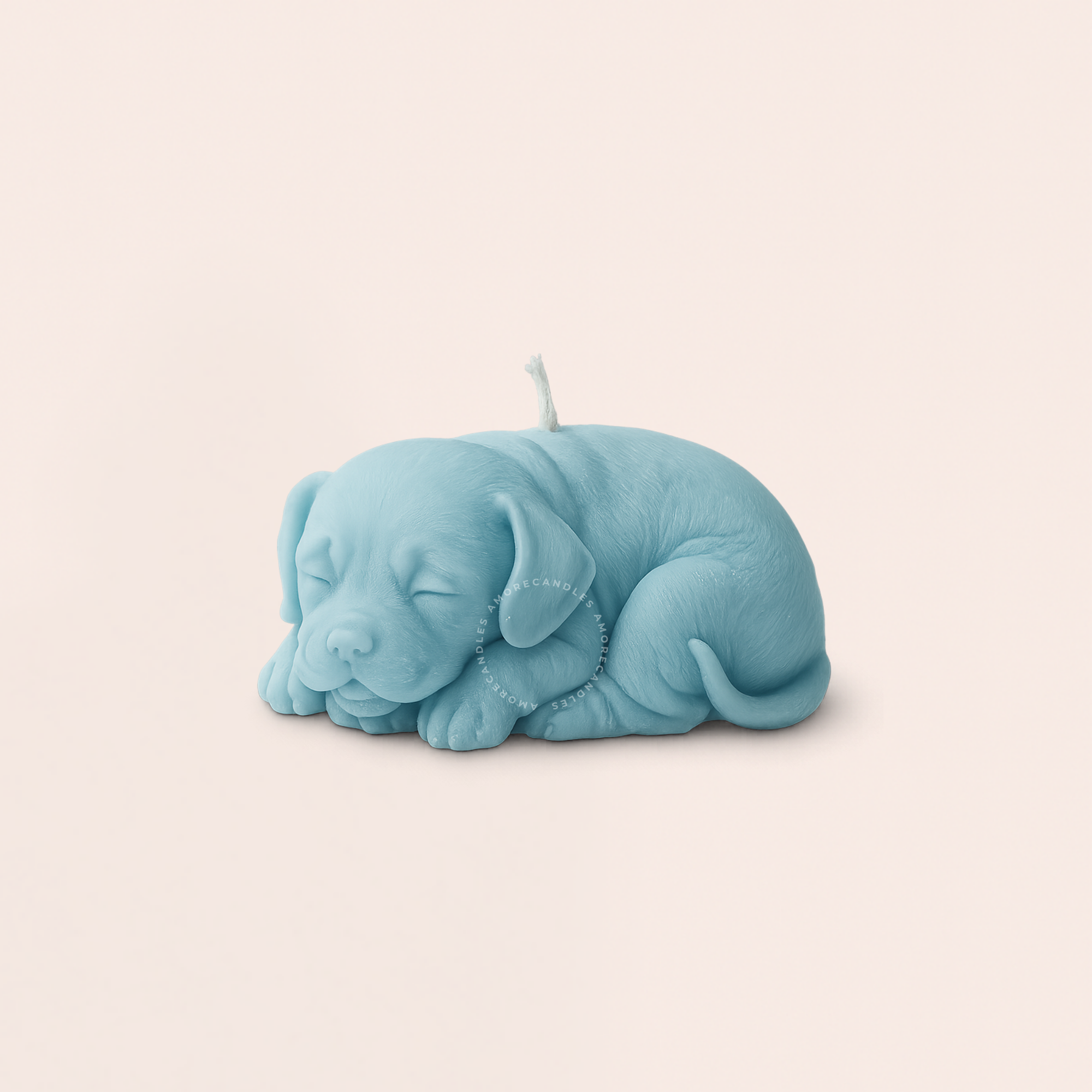 Pug Dog Candle