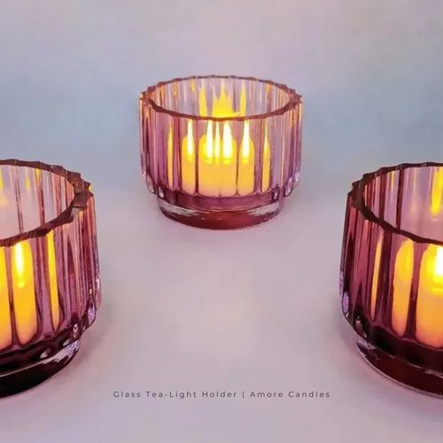Glass Tea-Light Holders
