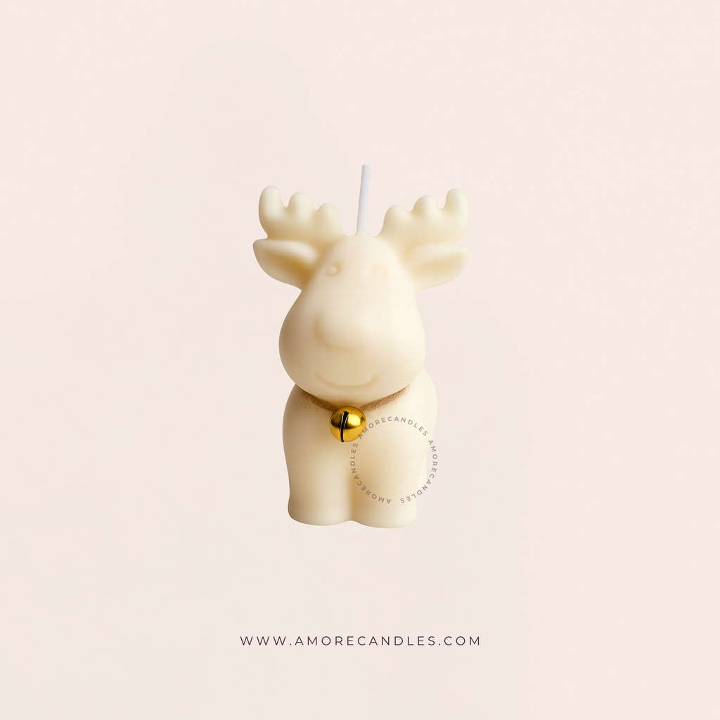 Reindeer Candles (Set of 3)