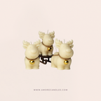 Reindeer Candles (Set of 3)