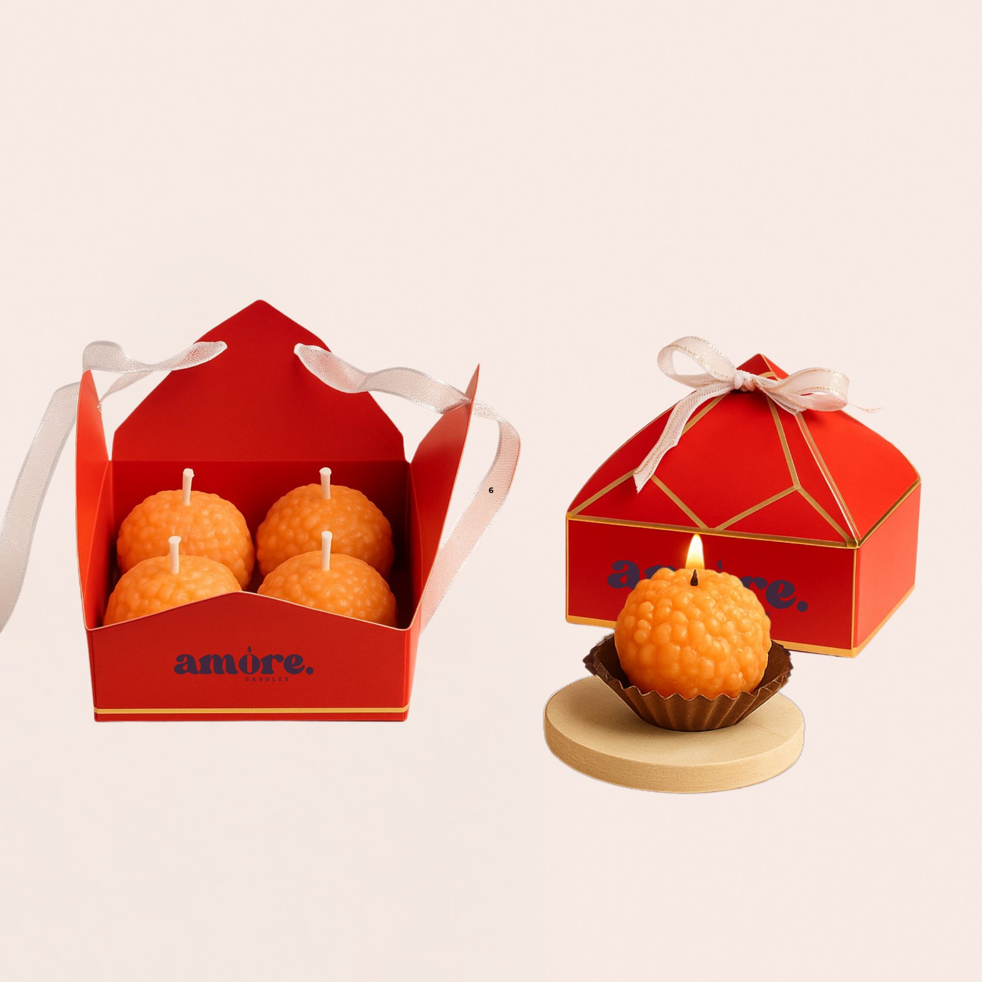 Laddu Candle by Amore