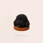 Dog Head Candle