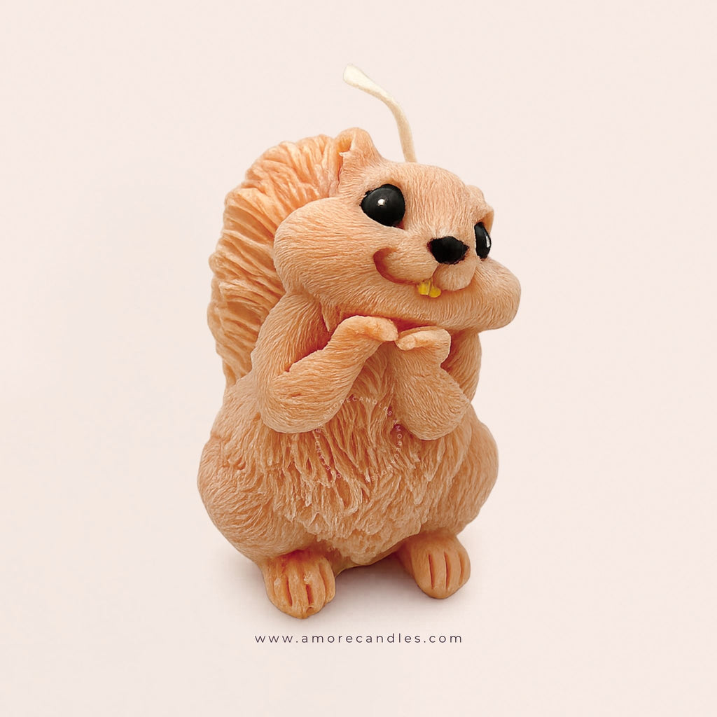 The Woodland Squirrel Candle
