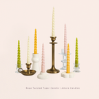 Twisted Rope Taper Candle