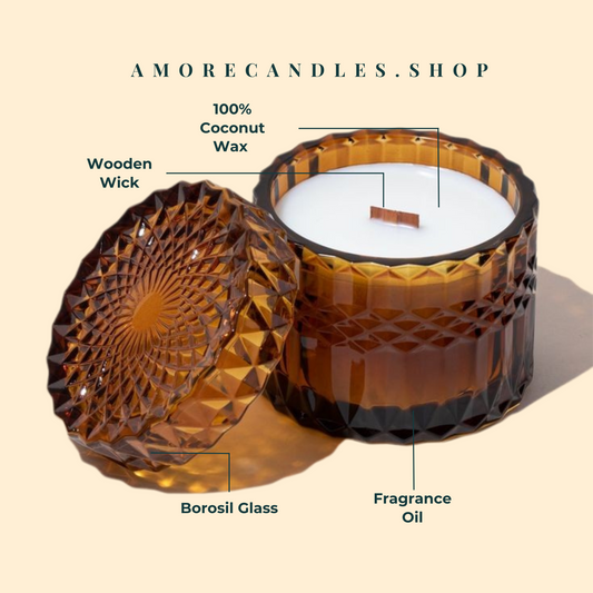 Diamond Cut Jar Candles