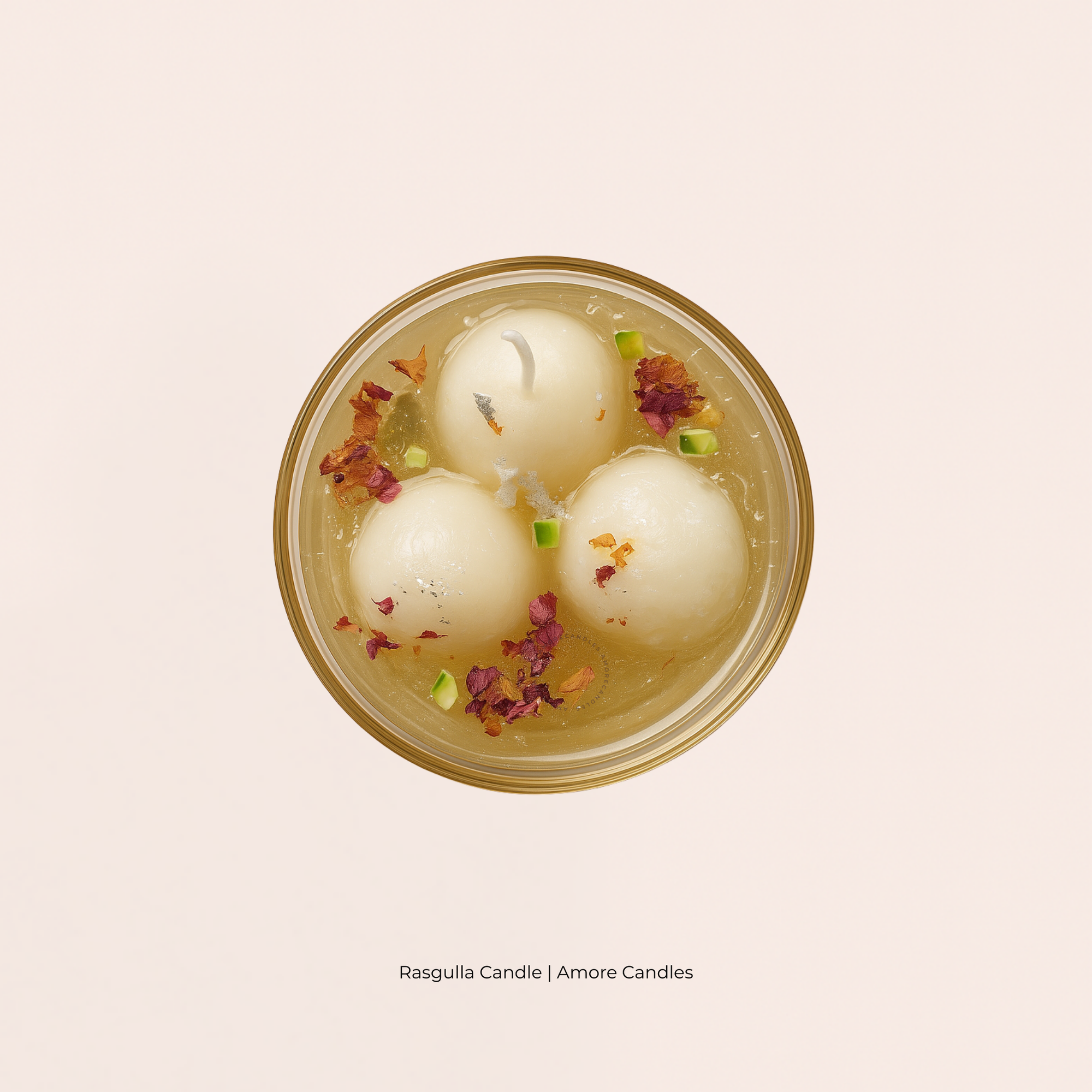 Rasgulla Candle