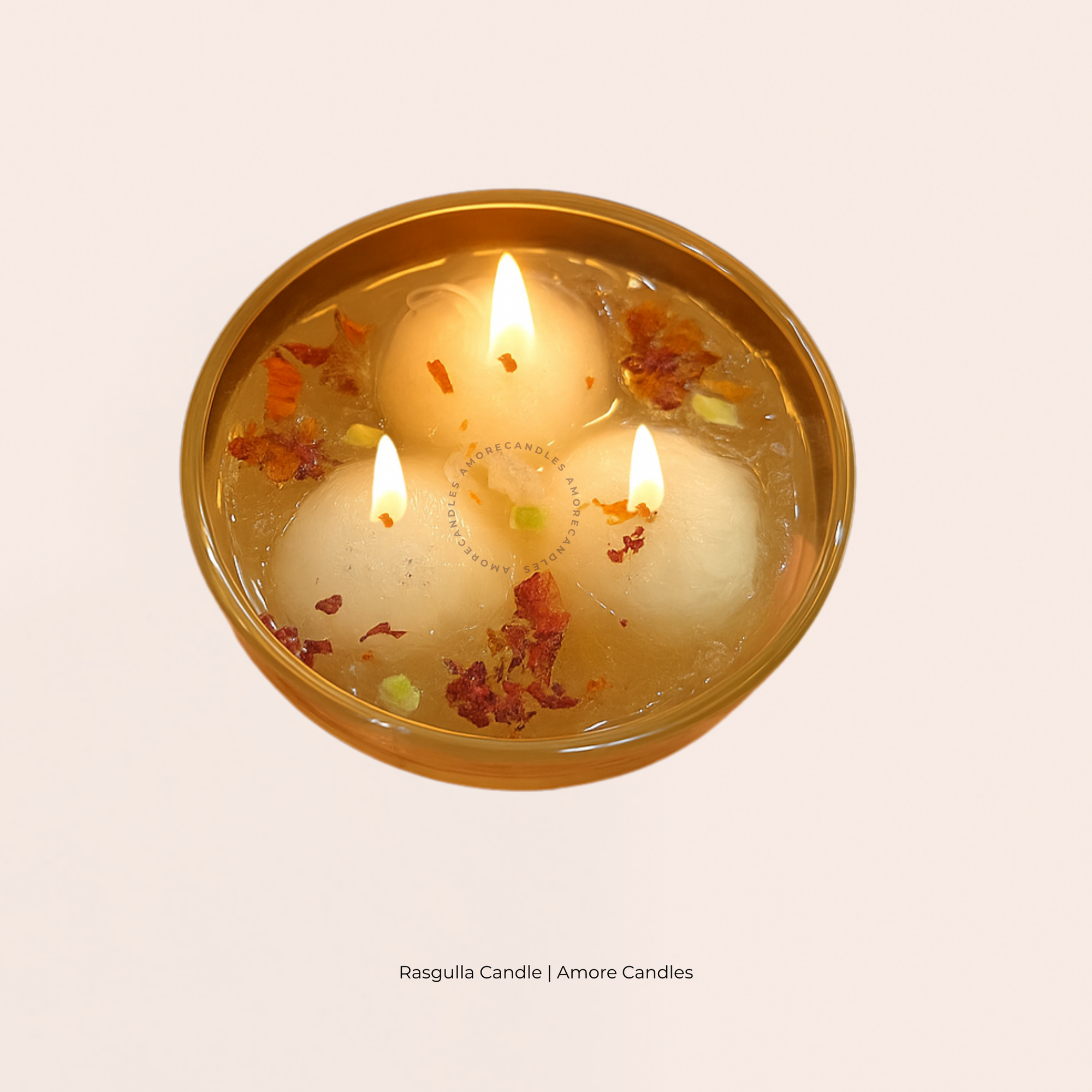 Rasgulla Candle