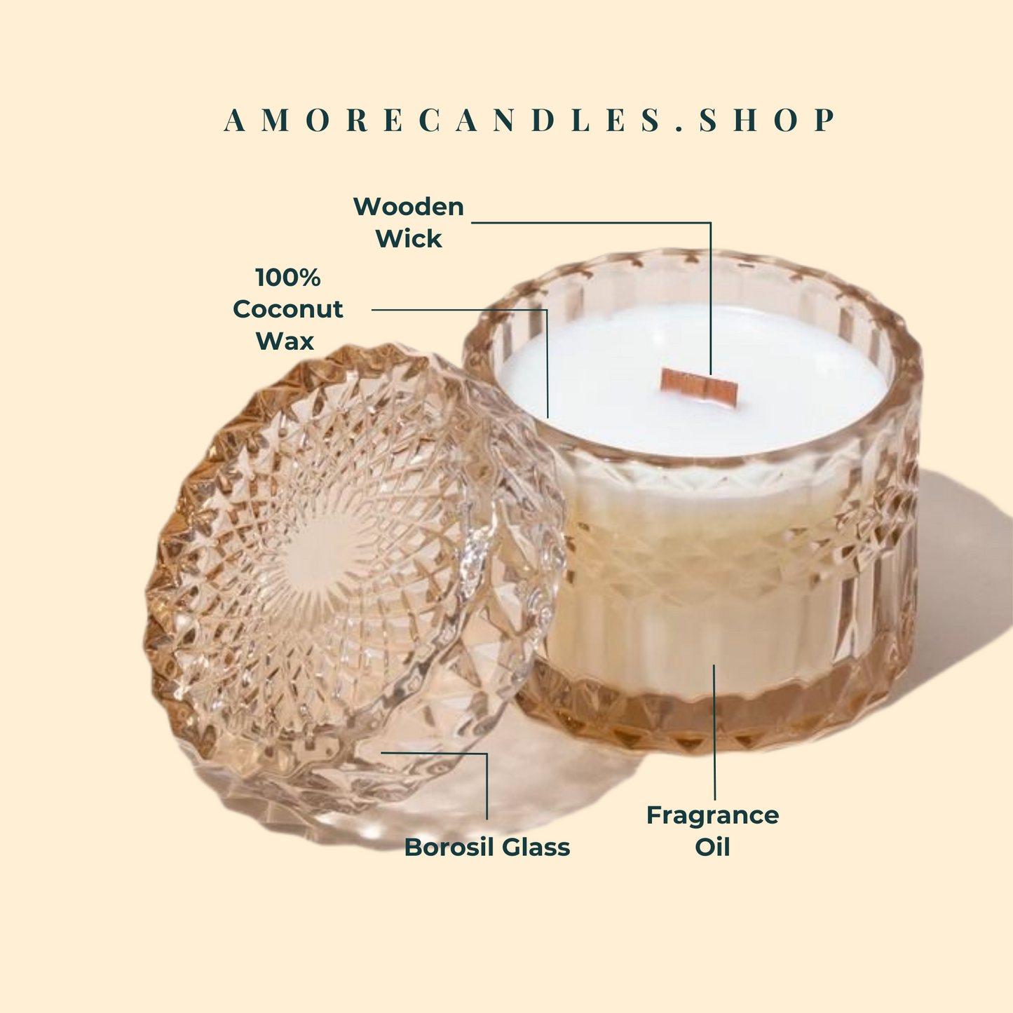 Diamond Cut Jar Candles