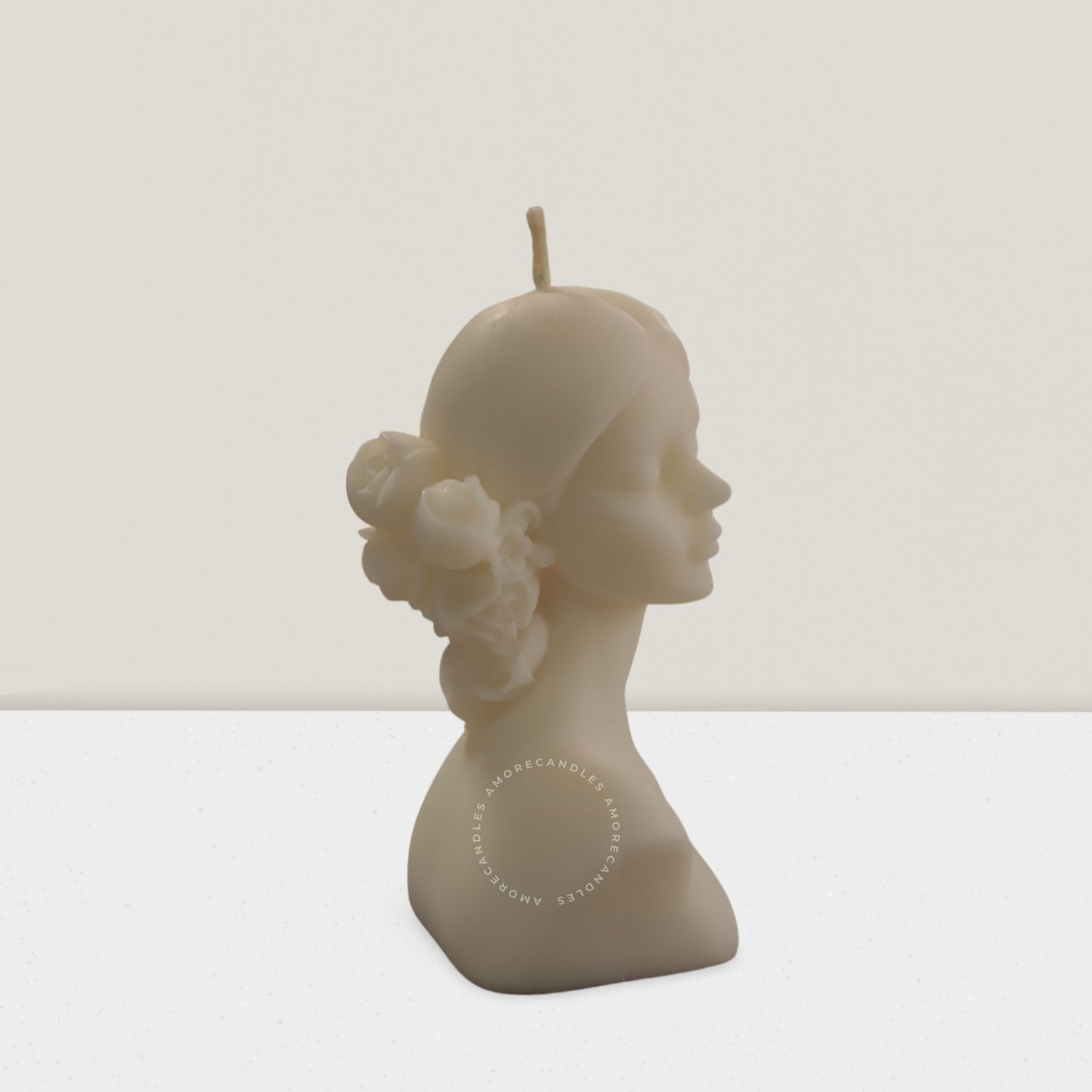 "DEVIKA" – Elegant Lady Sculpture Candle