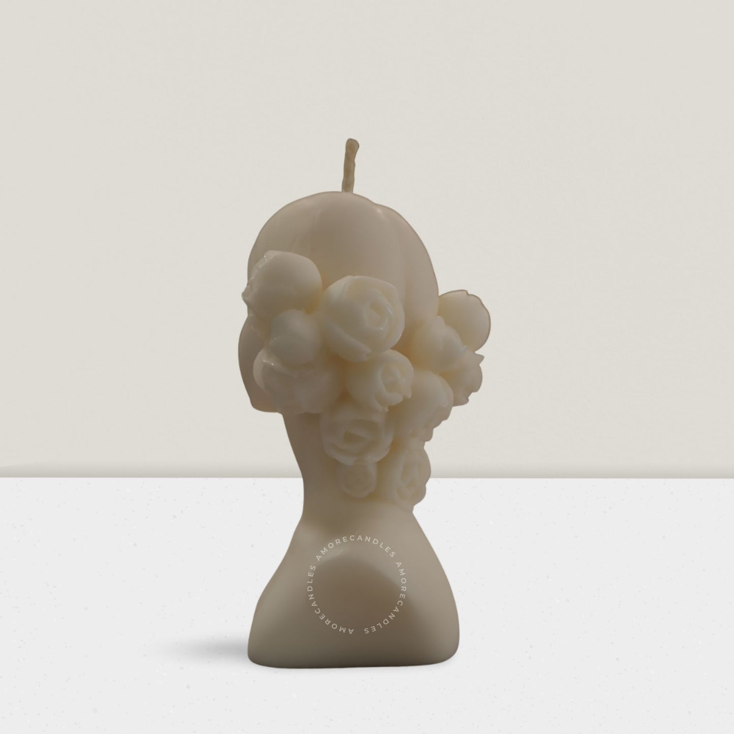 "DEVIKA" – Elegant Lady Sculpture Candle