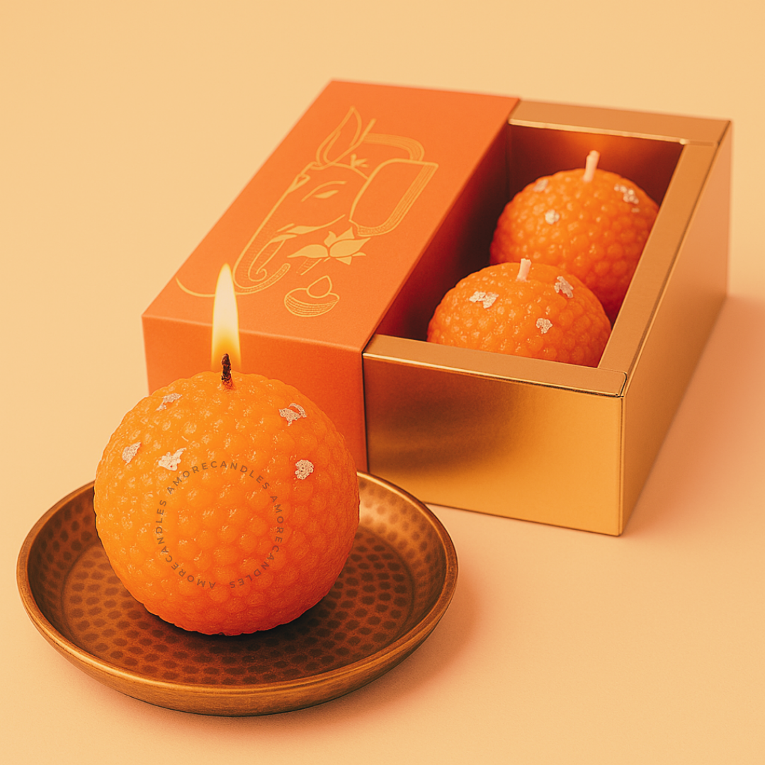 Laddu Candle by Amore