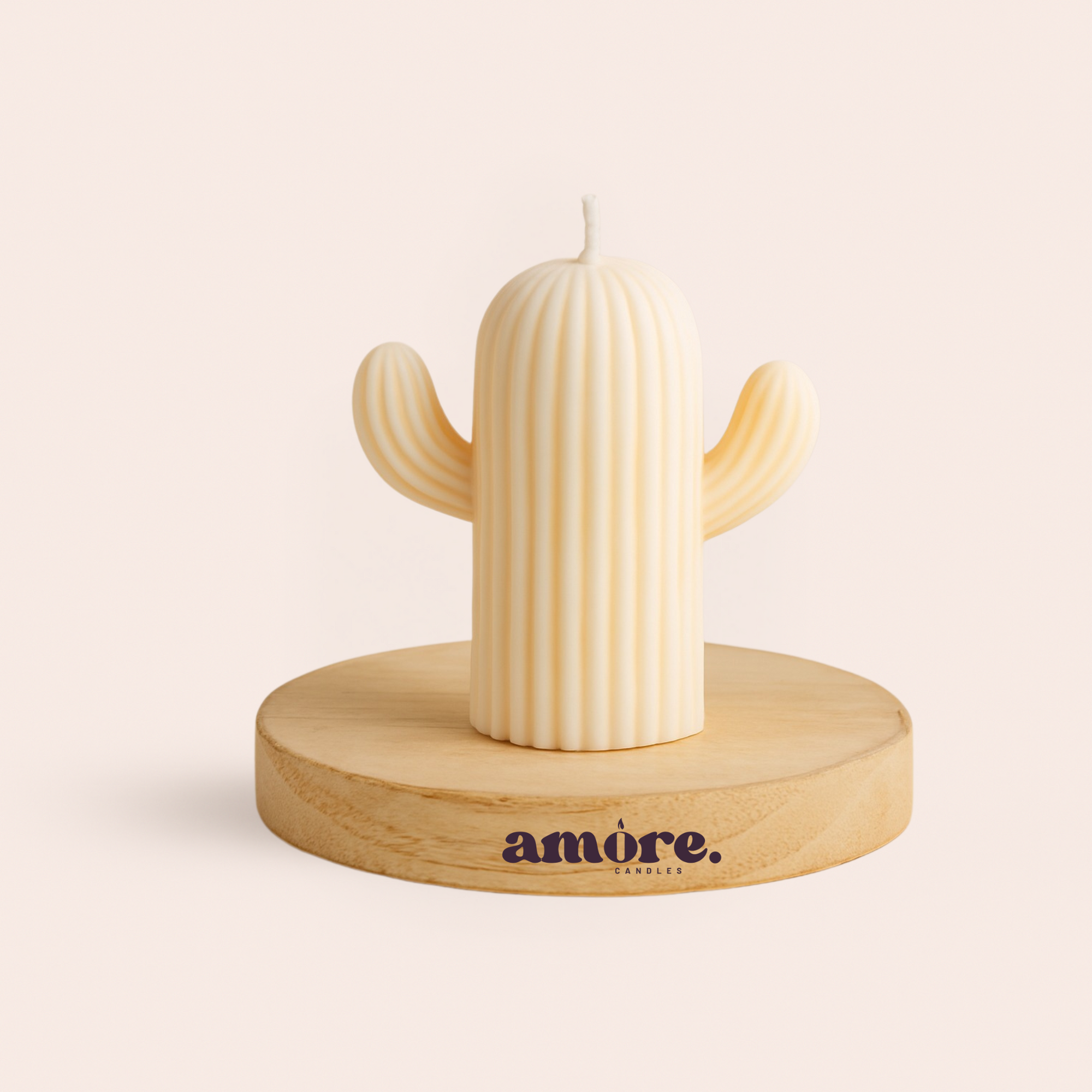 Cactus Pillar Candle