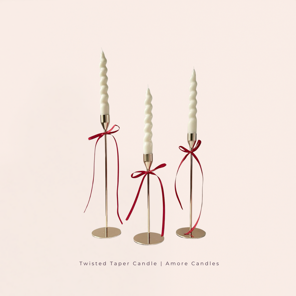 Twisted Taper Pillar Candle (x6)