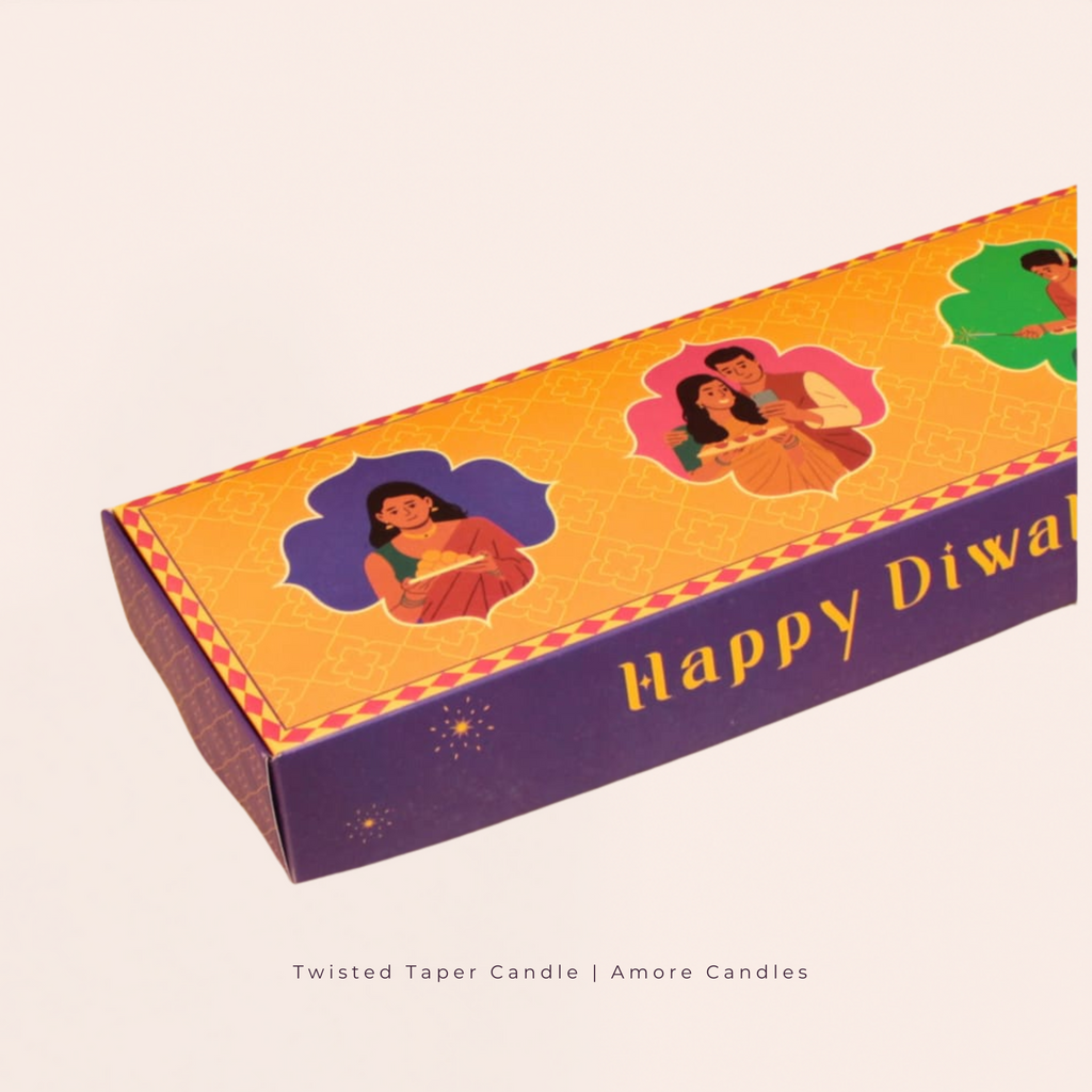 Twisted Taper Pillar Candle (x6)