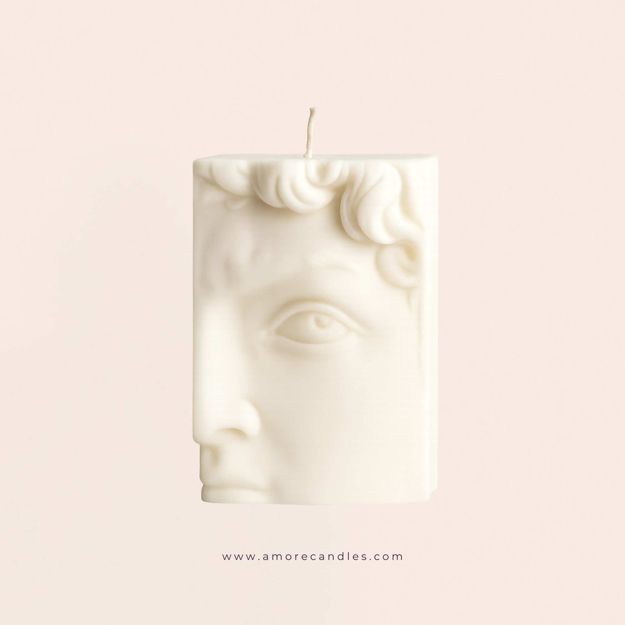 David's Half Face Candle