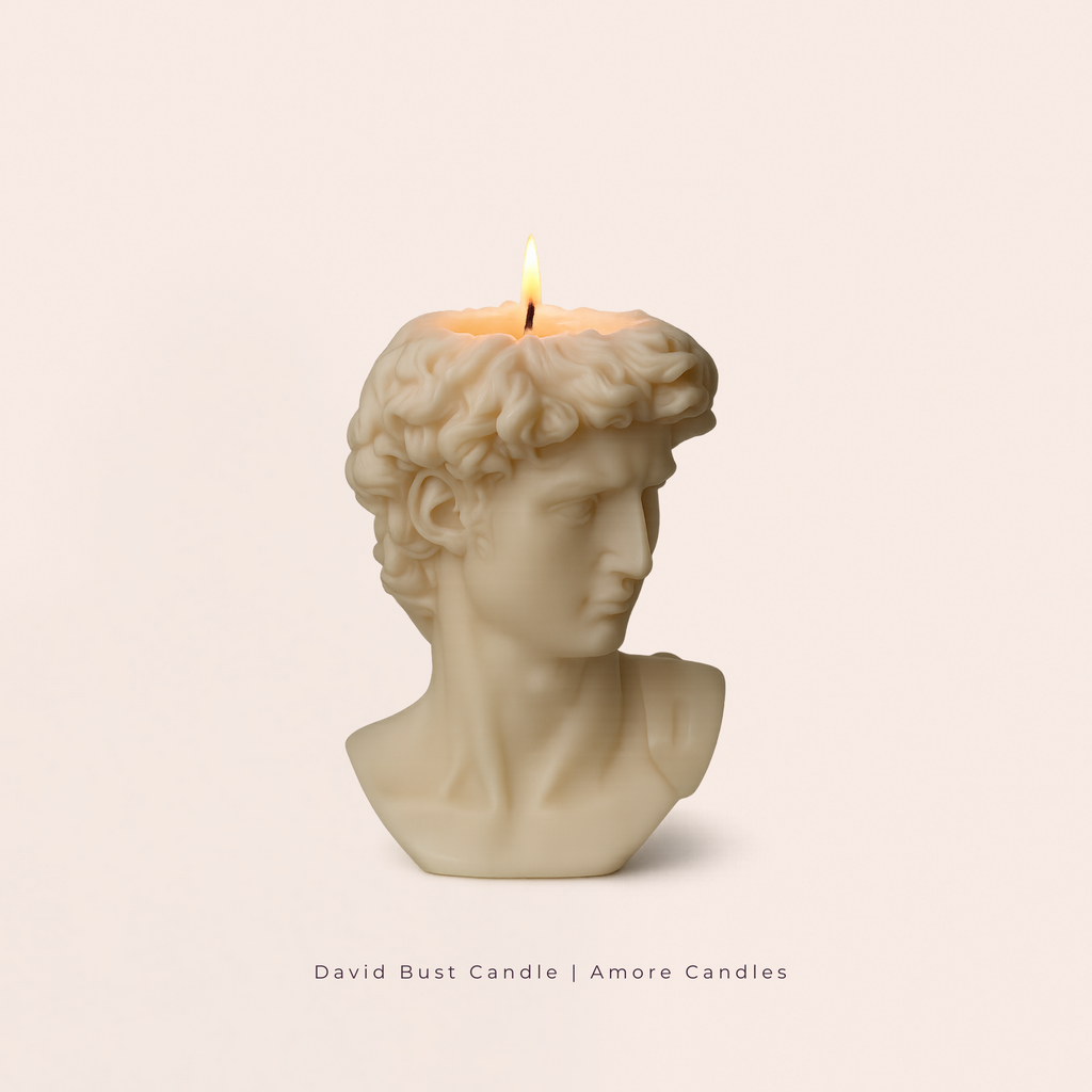 David Bust Candle