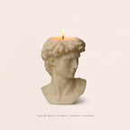 David Bust Candle