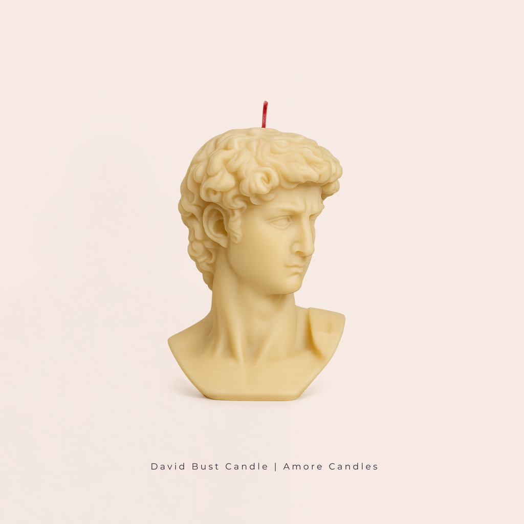 David Bust Candle