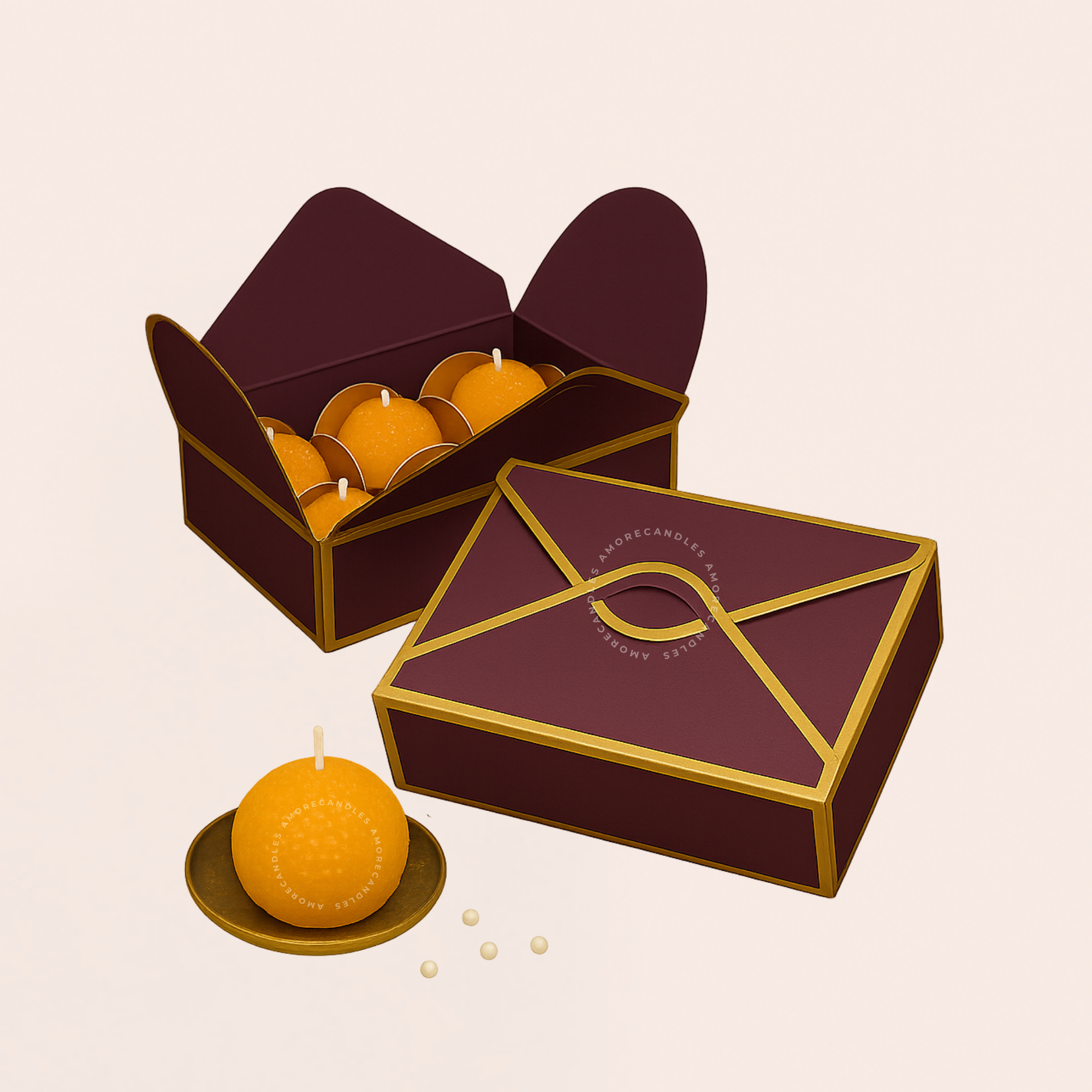 Laddu Candle by Amore