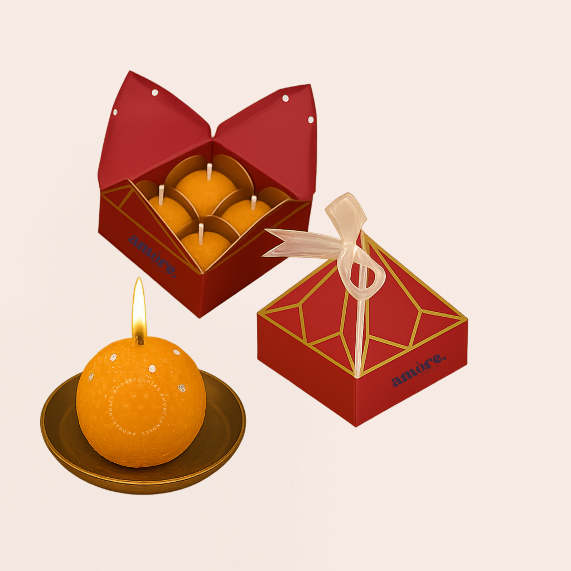 Laddu Candle by Amore