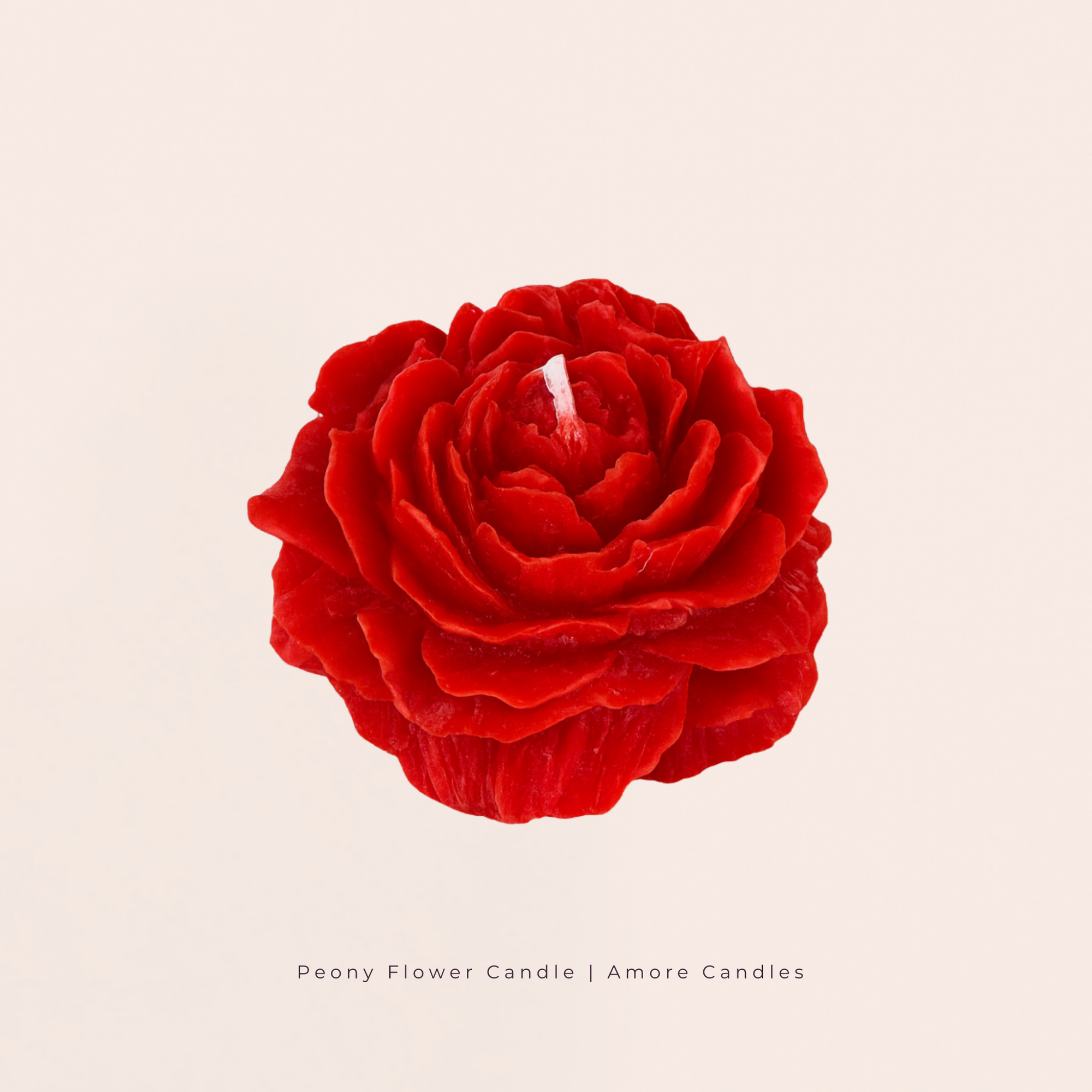 The Peony Flower Candle