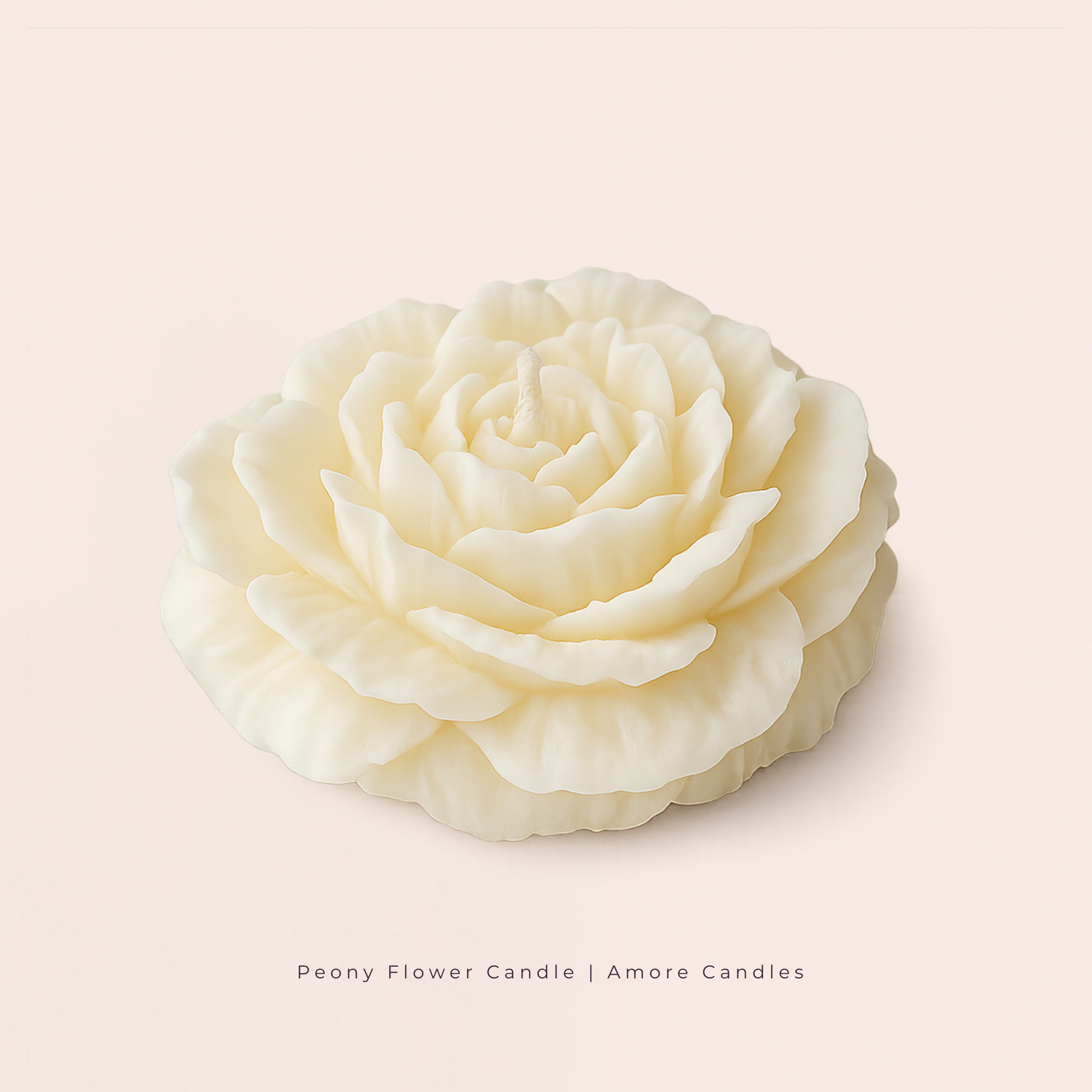 The Peony Flower Candle