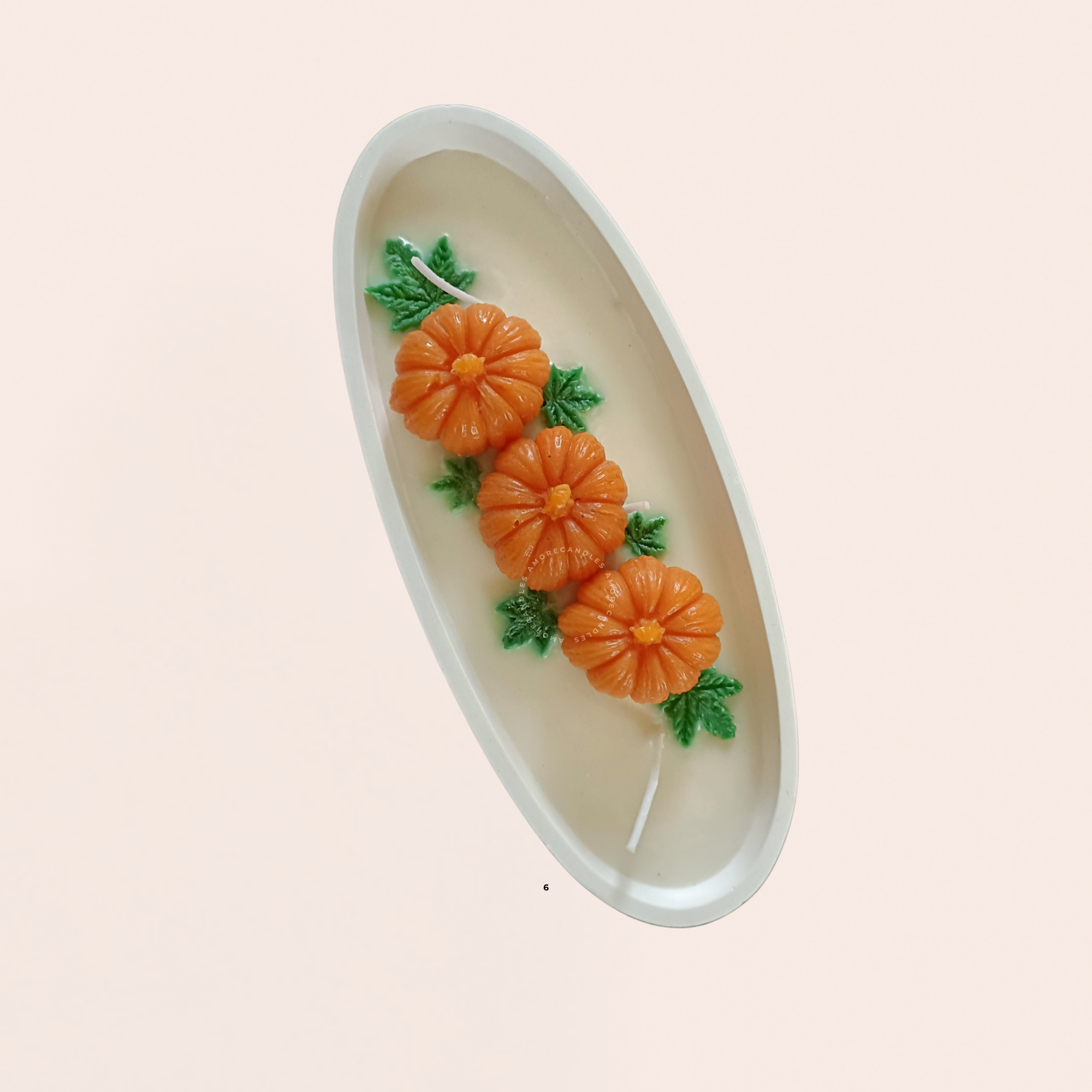 Pumpkin Boat Candle