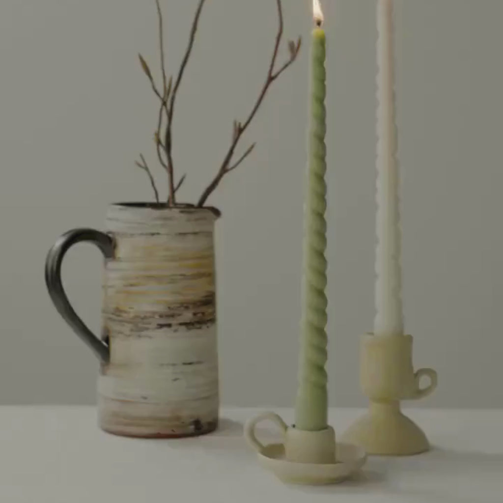 Twisted Rope Taper Candle